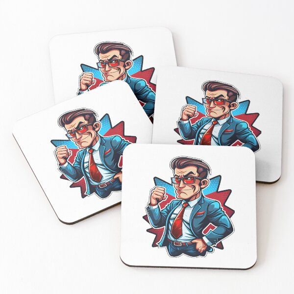 Item preview, Cool Cartoon Elegant Salesman designed and sold by Piotrek0001.