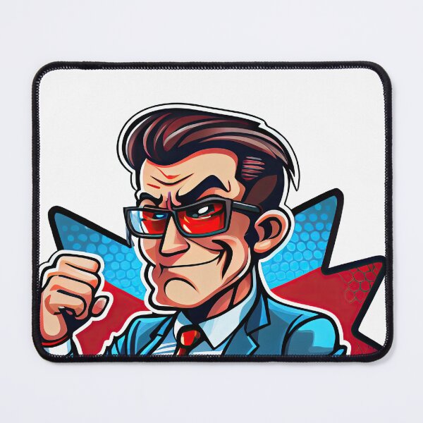 Item preview, Cool Cartoon Elegant Salesman designed and sold by Piotrek0001.