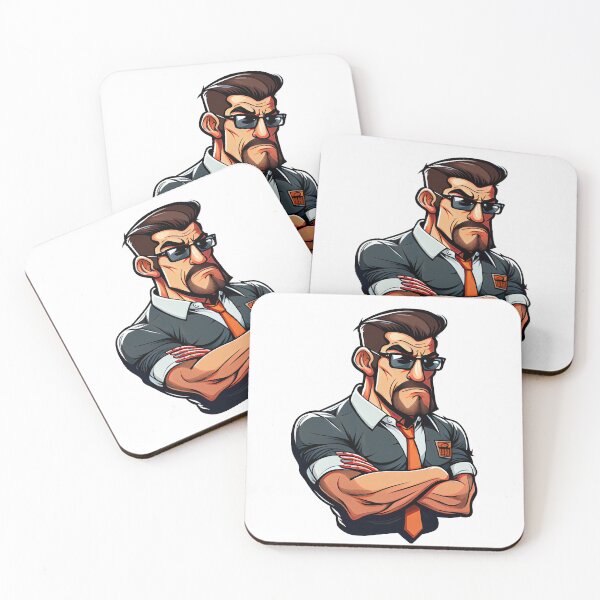 Item preview, Cool Cartoon Elegant Salesman designed and sold by Piotrek0001.