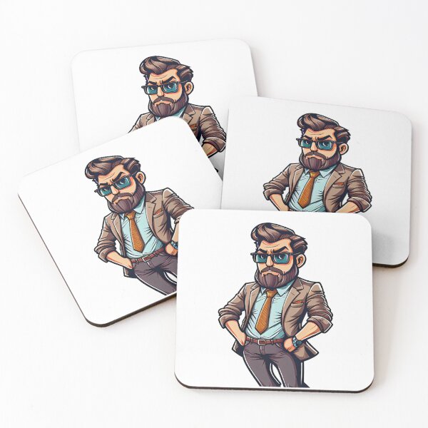 Item preview, Cool Cartoon Elegant Salesman designed and sold by Piotrek0001.