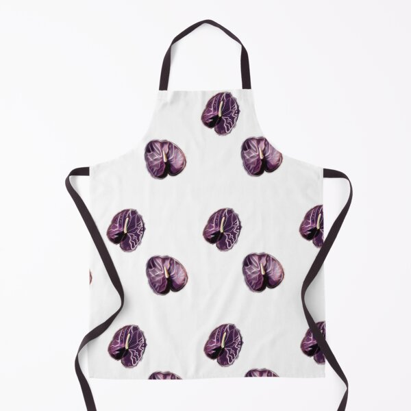 Item preview, Anthurium Plant Water Painting violet (White and grey background) designed and sold by xsaxsandra.