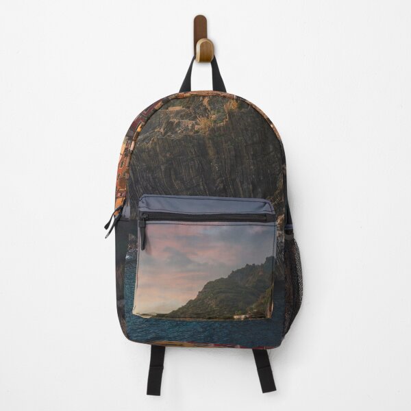 Item preview, Riomaggiore fishing village at sunset. Cinque Terre, Italy designed and sold by Stefano Orazzini.