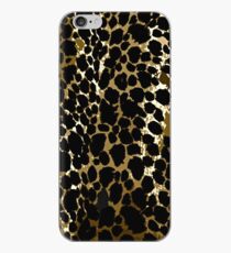 Animal Print Gepard Schwarz und Braun iPhone-Hülle & Cover