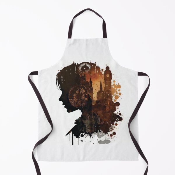 Item preview, Silhouettes of Steampunk Cityscape #17 designed and sold by MindAsylum.