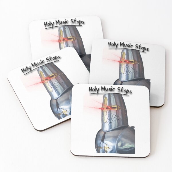 Item preview, Holy Music Stops - Angry Knight designed and sold by Vuk-TheGreat.