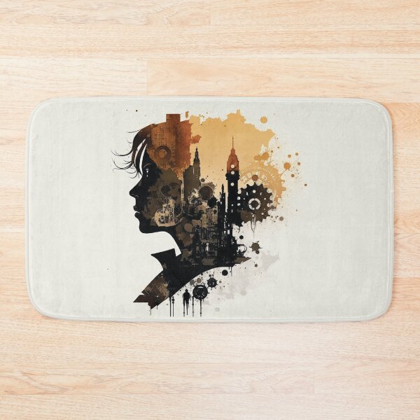 Item preview, Silhouettes of Steampunk Cityscape #16 designed and sold by MindAsylum.