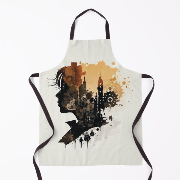 Item preview, Silhouettes of Steampunk Cityscape #16 designed and sold by MindAsylum.