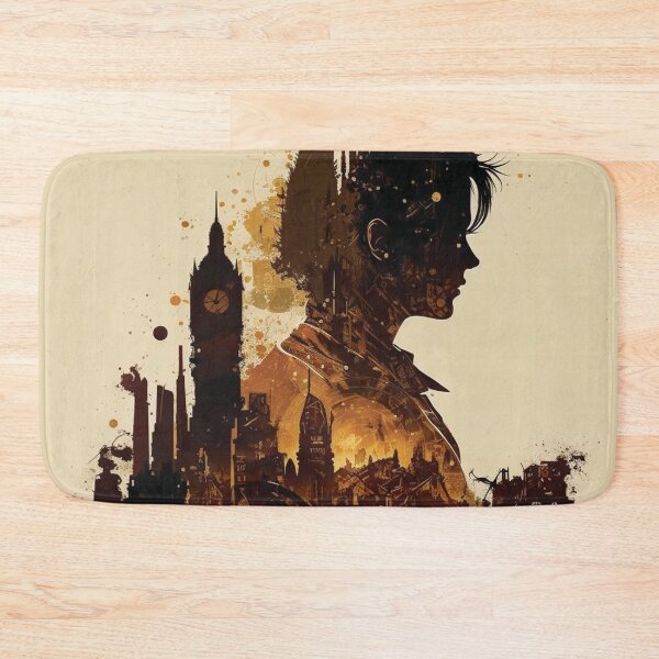 Item preview, Silhouettes of Steampunk Cityscape #15 designed and sold by MindAsylum.