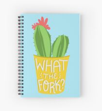 what the fork? cactus (The Good Place) Spiral Notebook