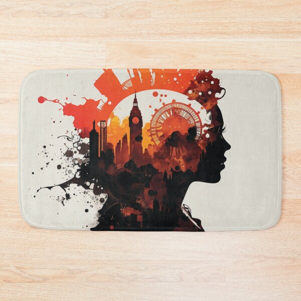 Item preview, Silhouettes of Steampunk Cityscape #13 designed and sold by MindAsylum.