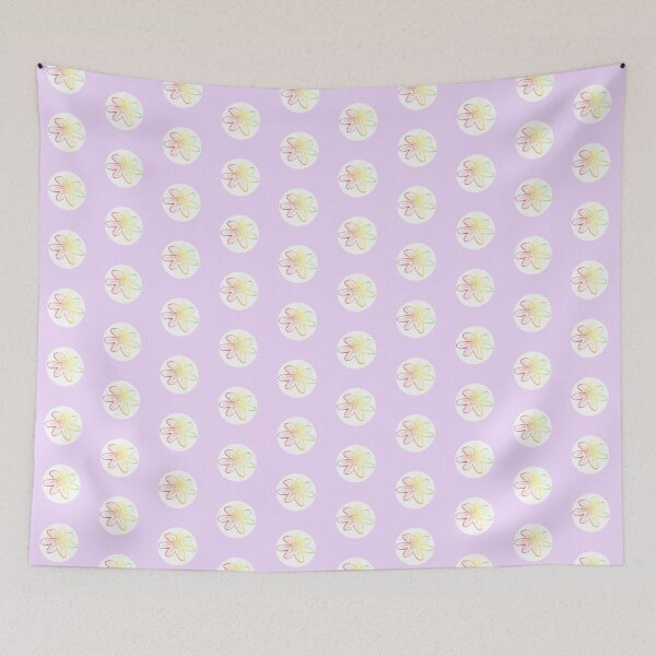 Item preview, Pastel light violet flower painting sketch |  Pastel light violet flower drawing pattern designed and sold by lausn.