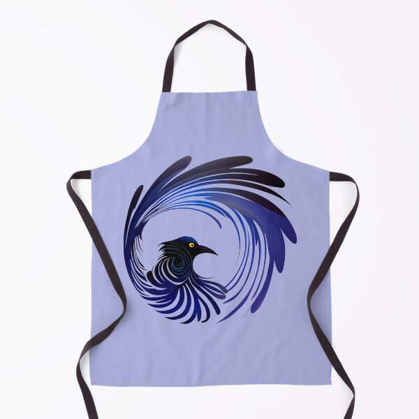 Item preview, Powerful Raven Geometrical Circle Feathers Symbol designed and sold by KOTOdesign.