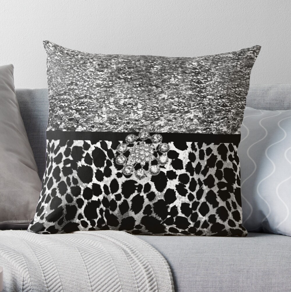 Large leopard 2024 print cushions