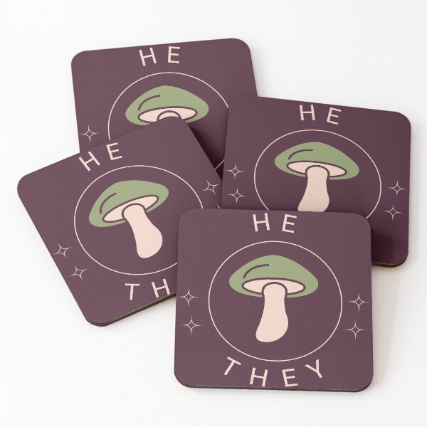 Item preview, He/They Pronouns Non-binary Trans LGBTQ Pride He They designed and sold by Furia LGBTQ+ Accessories.