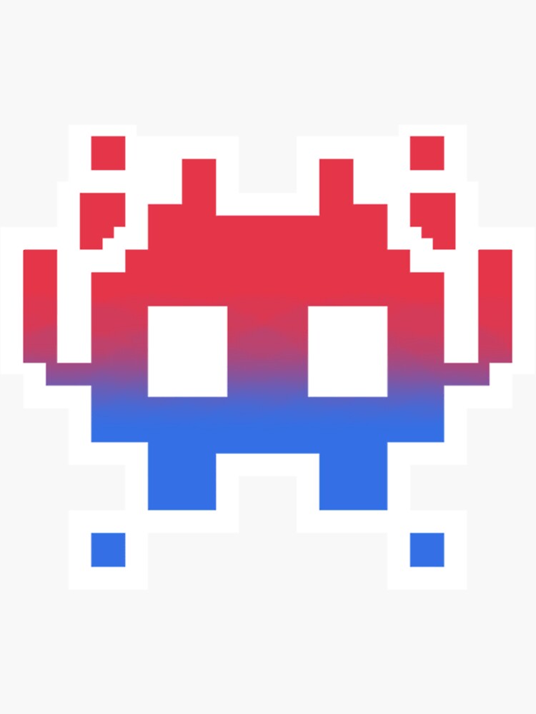 Red 3 Pixel Sprites | Sticker