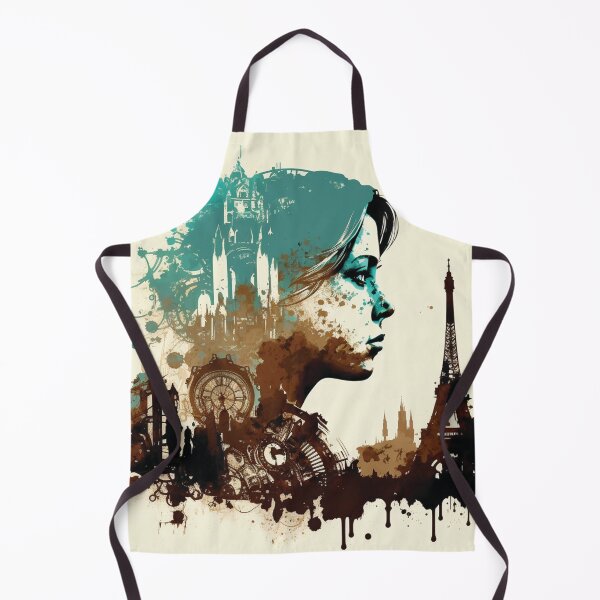 Item preview, Silhouettes of Steampunk Cityscape #11 designed and sold by MindAsylum.