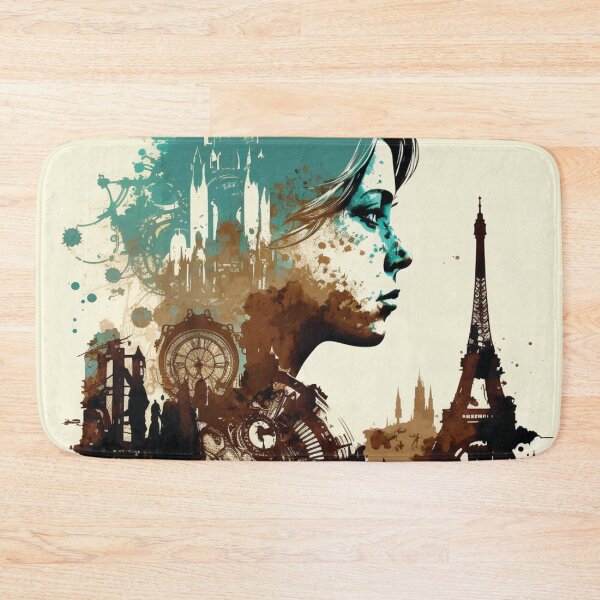 Item preview, Silhouettes of Steampunk Cityscape #11 designed and sold by MindAsylum.