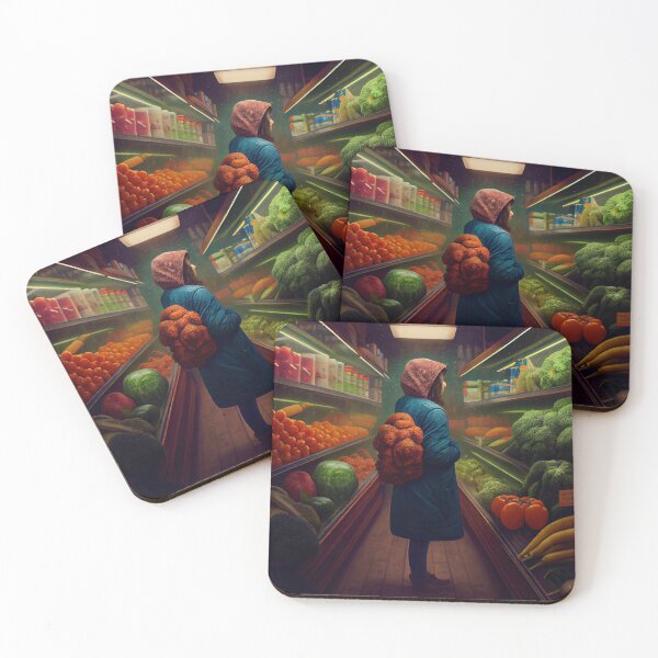 Item preview, Produce Encounter Digital Painting designed and sold by CodeAndColors.