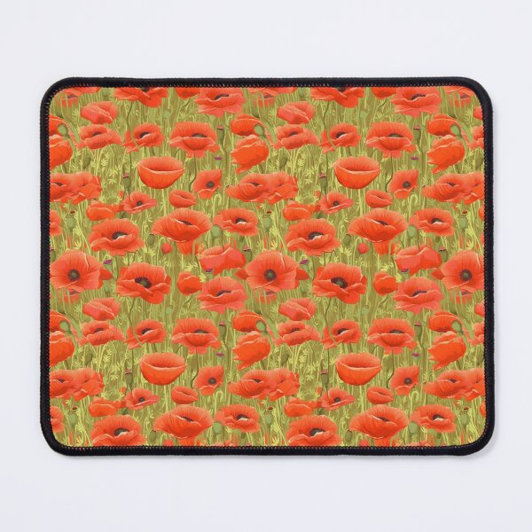 Item preview, Tiling field of Poppies designed and sold by paulstamp.