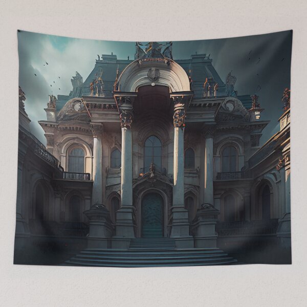 Item preview, A Jittery Grandeur Digital Painting designed and sold by CodeAndColors.