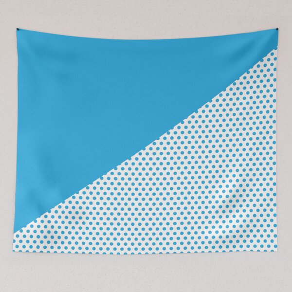 Item preview, Triangle and Polka Dots | Mixed Patterns | Blue designed and sold by rsty11.