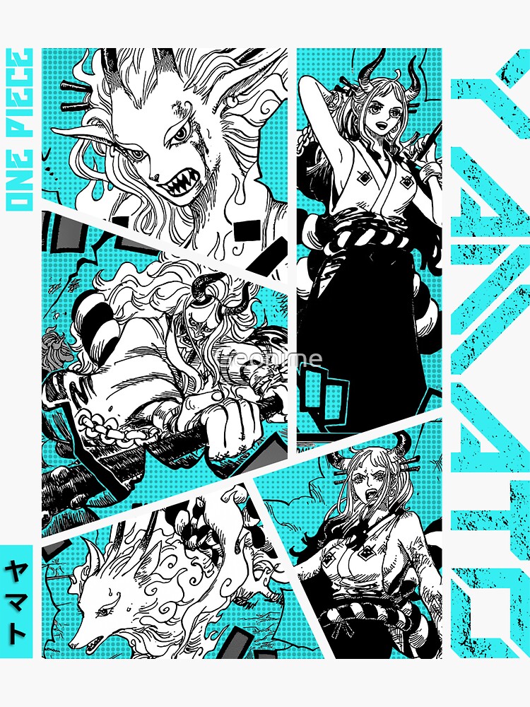 Charlotte Katakuri - One Piece Manga Panel color version Sticker