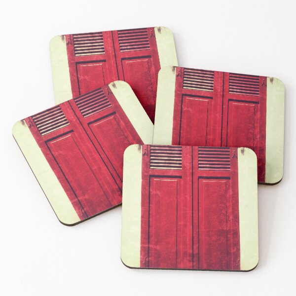Item preview, Rustic Red Shutters designed and sold by Jellycandy.