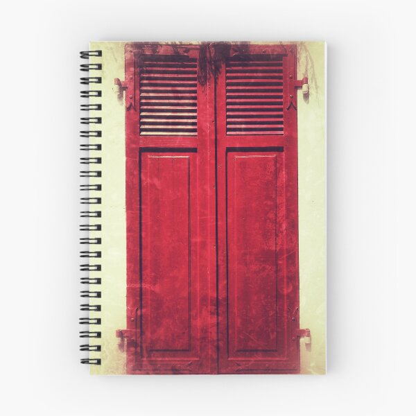 Item preview, Rustic Red Shutters designed and sold by Jellycandy.