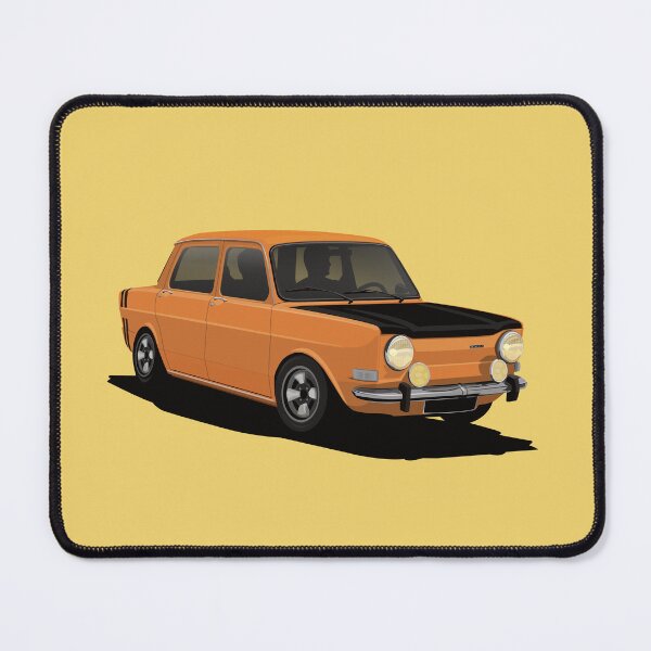 Item preview, Simca 1000 Rallye orange designed and sold by knappidesign.