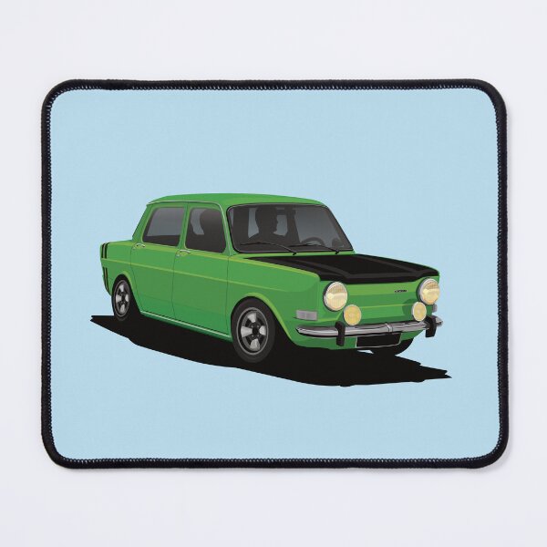 Item preview, Simca 1000 Rallye green designed and sold by knappidesign.