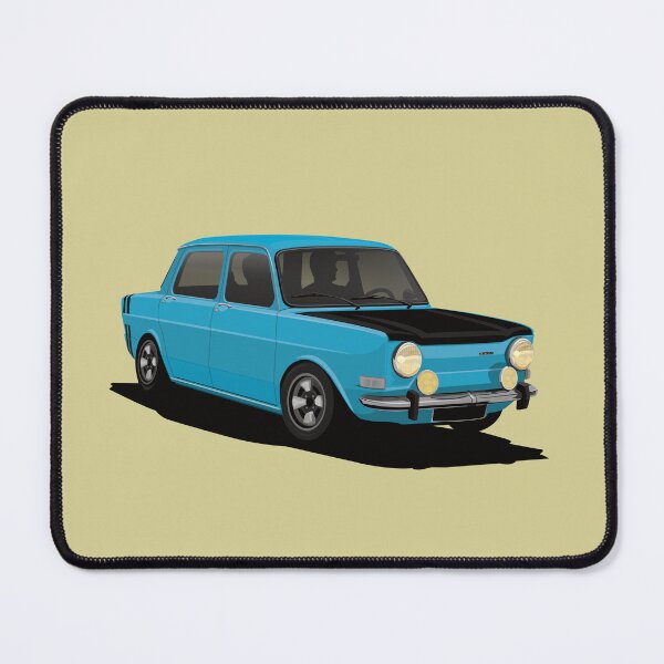 Item preview, Simca 1000 Rallye turquoise designed and sold by knappidesign.