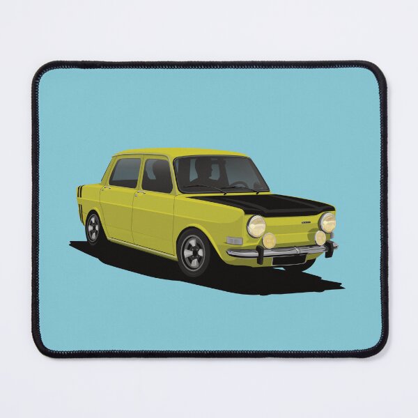 Item preview, Simca 1000 Rallye yellow designed and sold by knappidesign.