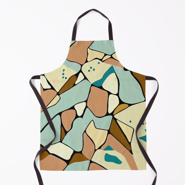 Aperçu de l'œuvre Irregular Muted Desert Modern Pattern Digital Painting créée et vendue par CodeAndColors.
