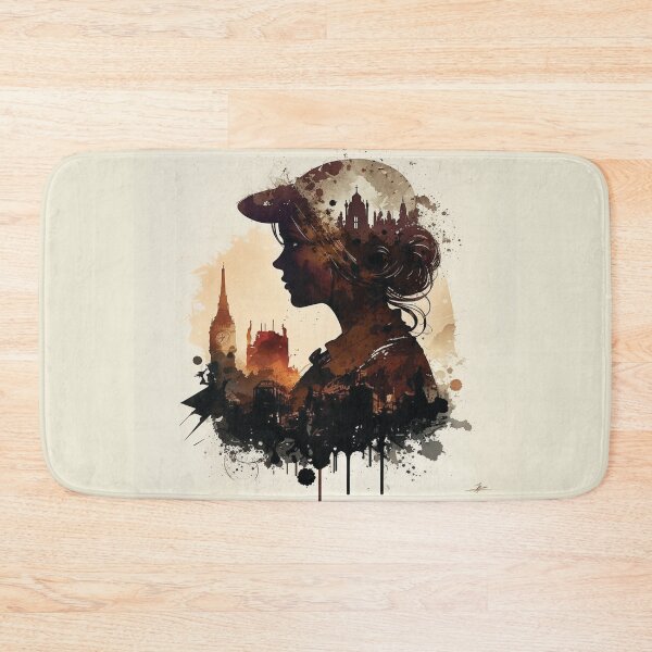 Item preview, Silhouettes of Steampunk Cityscape #10 designed and sold by MindAsylum.
