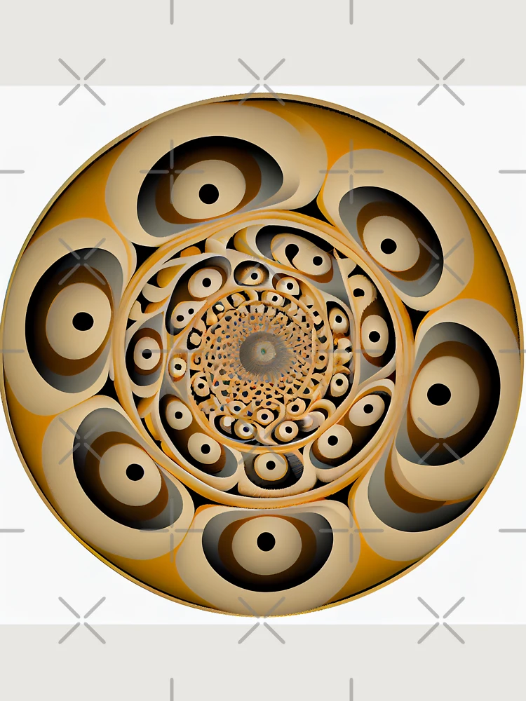 Thumbnail 6 von 6, Premium Oversized Pullover, Circular Balanced Pattern Digital Painting designt und verkauft von CodeAndColors.