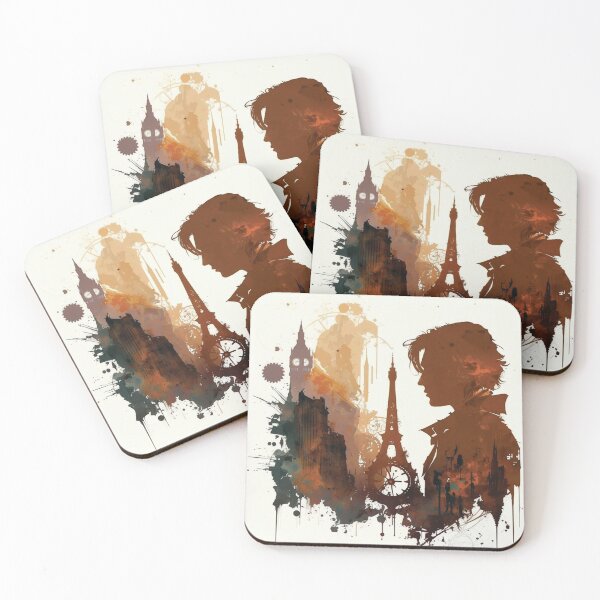 Item preview, Silhouettes of Steampunk Cityscape #9 designed and sold by MindAsylum.
