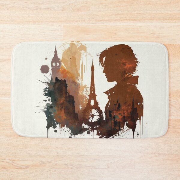 Item preview, Silhouettes of Steampunk Cityscape #9 designed and sold by MindAsylum.