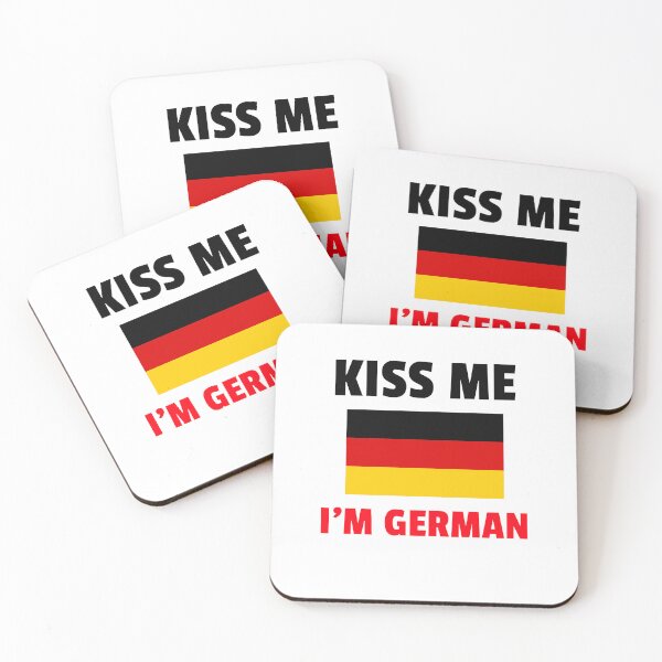 Item preview, kiss me i'm german - party love kiss Germany german flag nation designed and sold by STELATO.