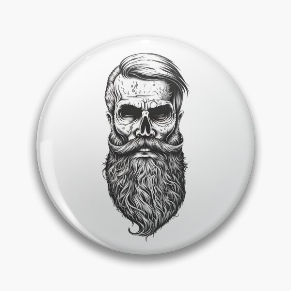 Item preview, Grave Before Shave Skull designed and sold by TheRebelThreads.