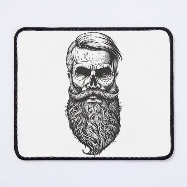 Item preview, Grave Before Shave Skull designed and sold by TheRebelThreads.