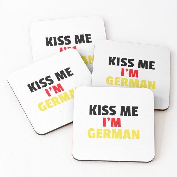 Item preview, kiss me i'm german - party love kiss Germany german flag nation designed and sold by STELATO.