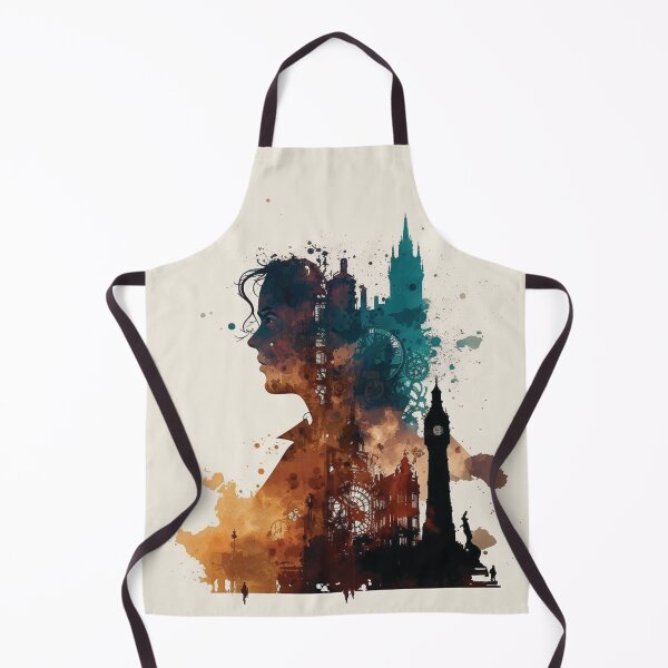 Item preview, Silhouettes of Steampunk Cityscape #8 designed and sold by MindAsylum.