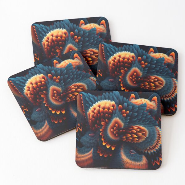 Item preview, Surreal Brilliant Dense Furry Pattern Digital Painting designed and sold by CodeAndColors.