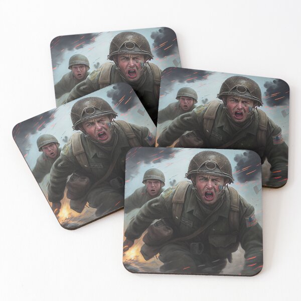 Item preview, The Intense Skirmish Digital Painting designed and sold by CodeAndColors.