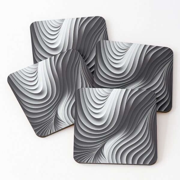 Item preview, Flowing Soft Line Pattern Digital Painting designed and sold by CodeAndColors.