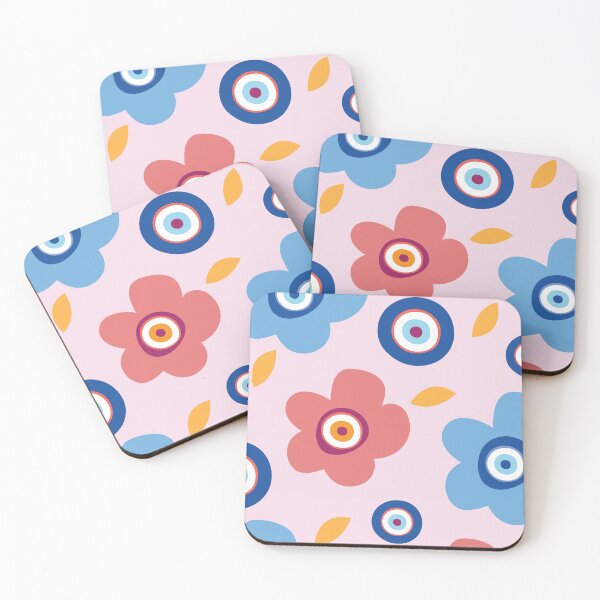 Item preview, evil eye poppy pattern!  designed and sold by saritash.
