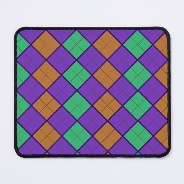 Item preview, Triadic, purple, brown, blue argyle style designed and sold by TheScraggyBeard.