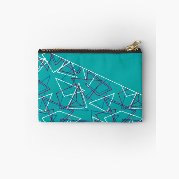 Item preview, Colorful blue turquoise combined geometric pattern .  designed and sold by fuzzyfox.