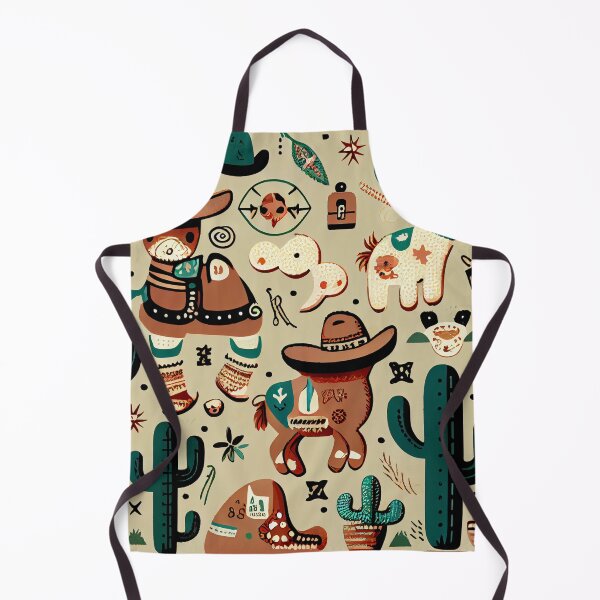Artikelvorschau, Extreme Cute Calming Western Pattern Digital Painting entworfen und verkauft von CodeAndColors.