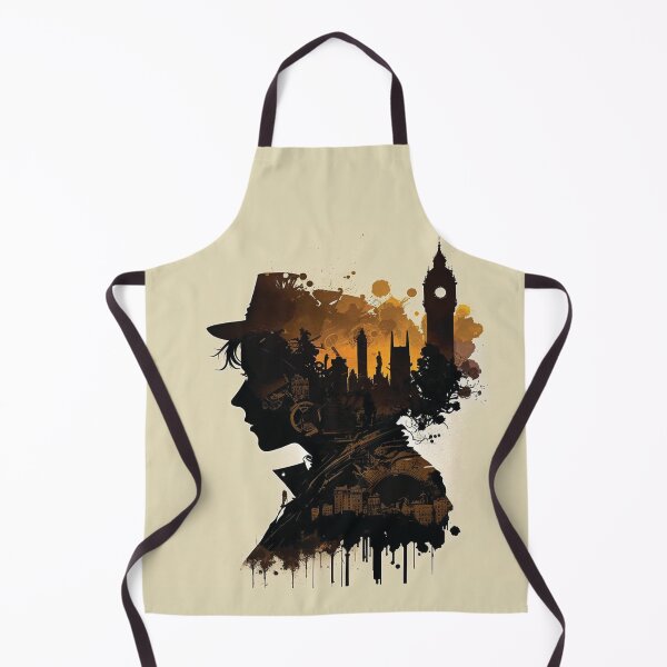 Item preview, Silhouettes of Steampunk Cityscape #4 designed and sold by MindAsylum.